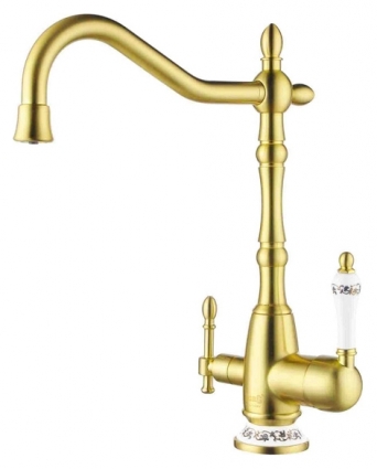 Смеситель Zorg Clean Water ZR 312 YF-50-BR light для кухонной мойки