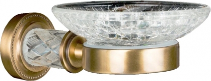 Мыльница Boheme Murano Cristal 10903-CRST-BR бронза