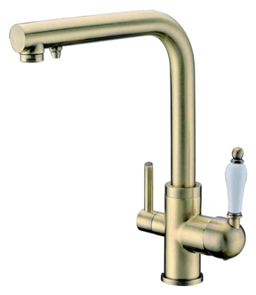 Смеситель Zorg Clean Water ZR 313 YF-50-BR для кухонной мойки