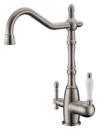 Смеситель Zorg Clean Water ZR 312 YF-50-nickel для кухонной мойки