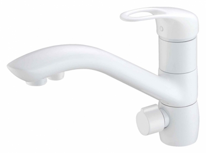 Смеситель Zorg Clean Water ZR 404 KF white для кухонной мойки