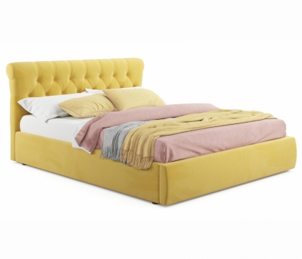 Кровать LASKA Family Ameli 180х200 желтого цвета