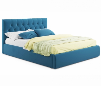 Кровать MYROOM Family Verona 140х200 с ортопедическим основанием синего цвета