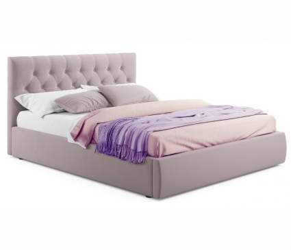 Кровать MYROOM Family Verona 140х200 с ортопедическим основанием серо-розового цвета