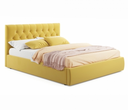 Кровать MYROOM Family Verona 140х200 с ортопедическим основанием желтого цвета