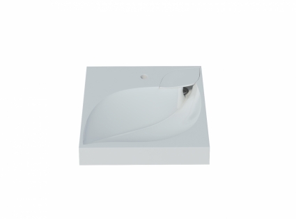 Раковина над стиральной машиной Stella Polar List 60x60 с кронштейнами