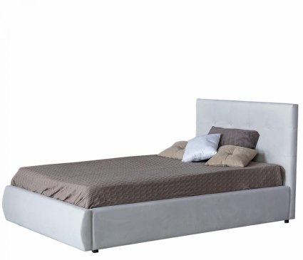 Кровать LASKA Family Selesta 120х200 с подъемным механизмом и матрасом светло-бежевого цвета