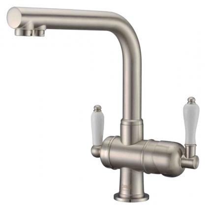 Смеситель Zorg Clean Water ZR 328 YF nickel для кухонной мойки