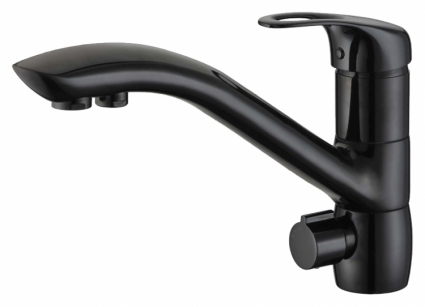 Смеситель Zorg Clean Water ZR 404 KF black для кухонной мойки