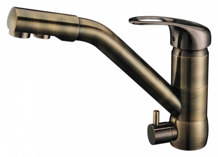 Смеситель Zorg Clean Water ZR 400 KF-12 antique для кухонной мойки