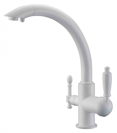 Смеситель Zorg Clean Water ZR 314 YF-33 white для кухонной мойки