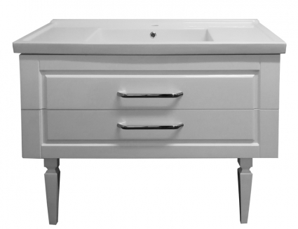 Тумба с раковиной Azario Elegant 100 белая