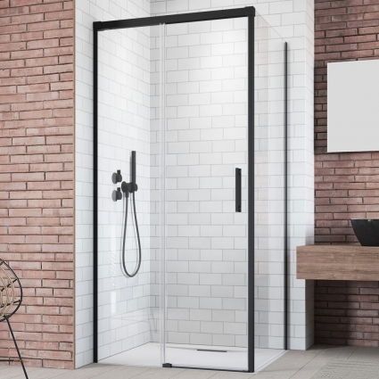 Душевой уголок Radaway Idea Black KDJ 120x90 L