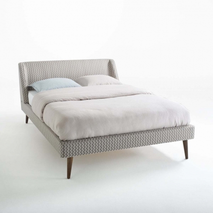 Кровать La Redoute Semeon 140х190 светло-серого цвета