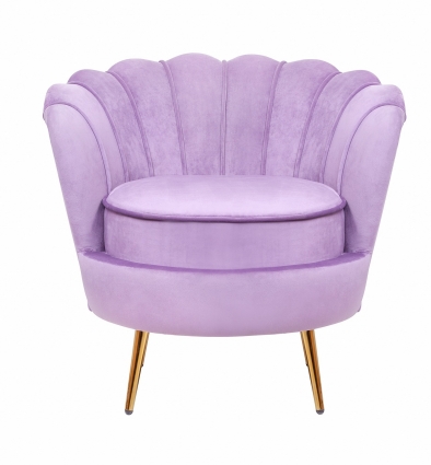 Кресло Mak-interior Pearl сиреневого цвета