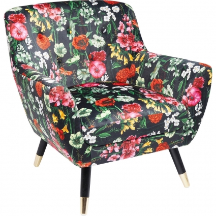 Кресло KARE DESIGN Flores с цветочным принтом