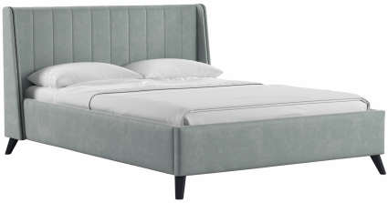 Кровать MYROOM Family Виола 160х200 светло-серого цвета с подъемным механизмом и дном