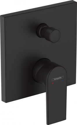 Смеситель для ванны с душем Hansgrohe Vernis Shape 71468670 матовый черный