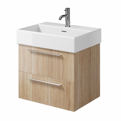 Тумба с раковиной подвесная Creto Tivoli Soft 60 
