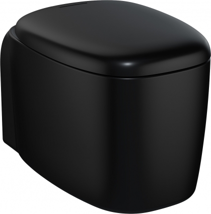 Унитаз подвесной VitrA Plural 7830B483-0075 матовый черный