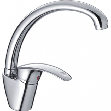 Смеситель для кухни Haiba HB4121, хром