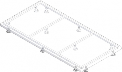 Каркас для поддона Creto Ares, Scala 120x70