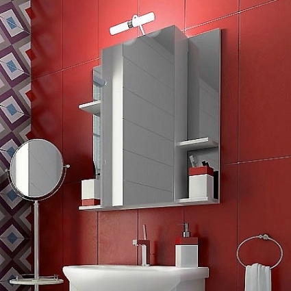 Зеркало-шкаф Triton Диана 70 L с полками