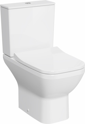 Унитаз-компакт VitrA Integra Square Open-Back 9833B003-7205 с микролифтом