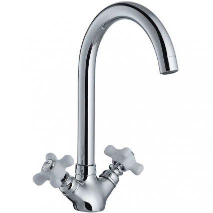 Смеситель для кухни Haiba HB4118, хром