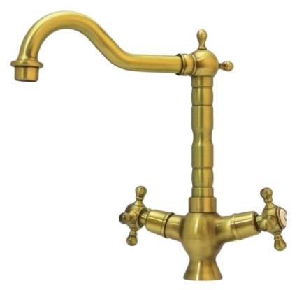 Смеситель Seaman Barcelone SSL-5078 Antique Gold для кухонной мойки