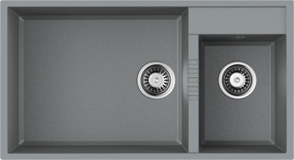 Мойка кухонная Omoikiri Tedori 85-2-U-GR leningrad grey
