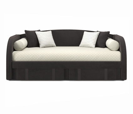 Кровать MYROOM Family Elda 90х200 темно-коричневого цвета с ортопедическим основанием