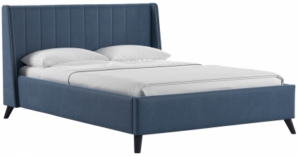 Кровать без подъемного механизма MYROOM Family Виола 180х200 синего цвета