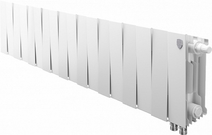 Радиатор биметаллический Royal Thermo Piano Forte 200 VDR bianco traffico, 18 секций