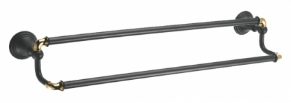 Полотенцедержатель Fixsen Luksor FX-71602B двойной