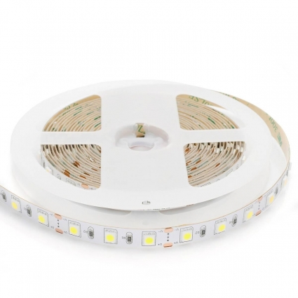 Светодиодная лента Apeyron 14,4W/m 60Led/m 5050SMD холодный белый 3M 229BL
