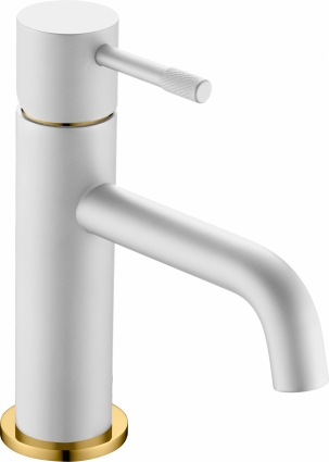 Смеситель для раковины Boheme Uno 461-WG white gold