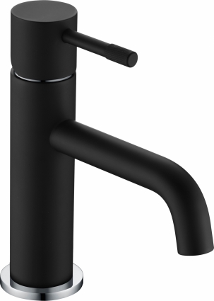 Смеситель для раковины Boheme Uno 461-BCR black chrome
