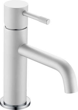 Смеситель для раковины Boheme Uno 461-WCR white chrome
