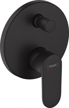 Смеситель для ванны с душем Hansgrohe Vernis Blend 71467670 матовый черный