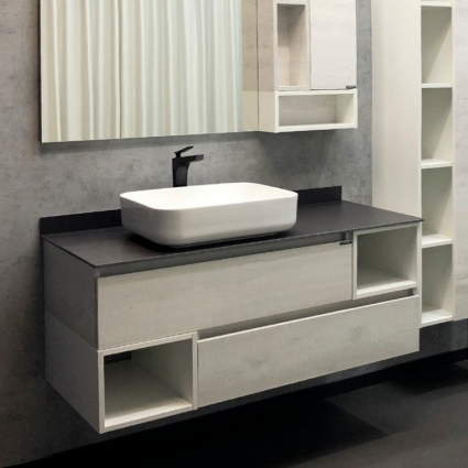Тумба с раковиной Comforty Прага 120 раковина T-Y9378