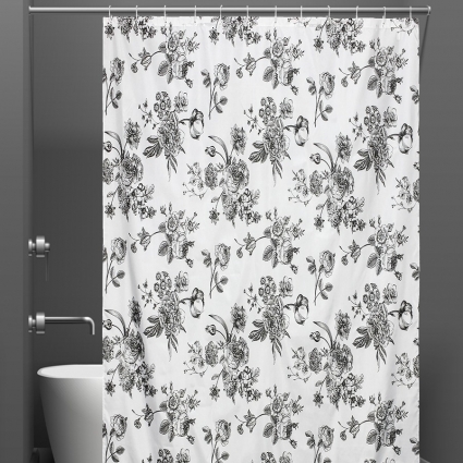 Штора для ванной Bath Plus Charme Red ch-21314 180х180, Briar Roses