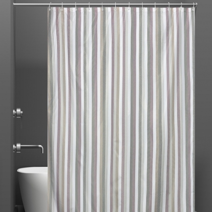 Штора для ванной Bath Plus Charme Red ch-21311 180х180, Cross Jagged