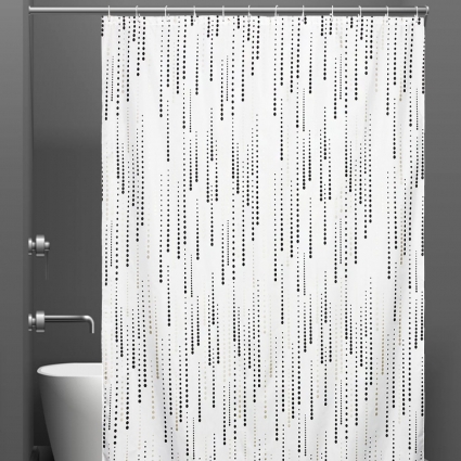 Штора для ванной Bath Plus Charme Red ch-21310 180х200, Mizzle II Drops