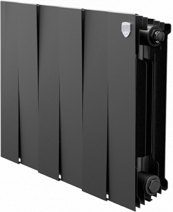 Радиатор биметаллический Royal Thermo Piano Forte 300 noir sable, 6 секций