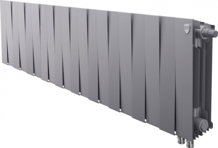 Радиатор биметаллический Royal Thermo Piano Forte 300 VDR silver satin, 20 секций