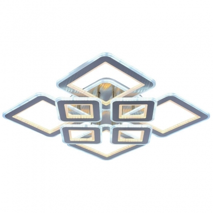 Потолочная светодиодная люстра Profit Light 8009/4+4 NKL A