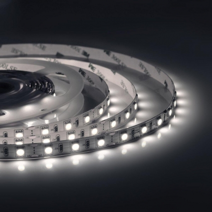Светодиодная лента OGM 14,4W/m 60LED/m 5050SMD холодный белый 5M LSE-245