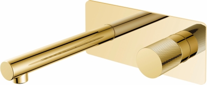 Смеситель для раковины Boheme Stick 125-GG.2 С ВНУТРЕННЕЙ ЧАСТЬЮ, gold/touch gold