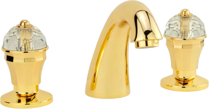 Смеситель для раковины Migliore Prestige Crystal 30860 золото